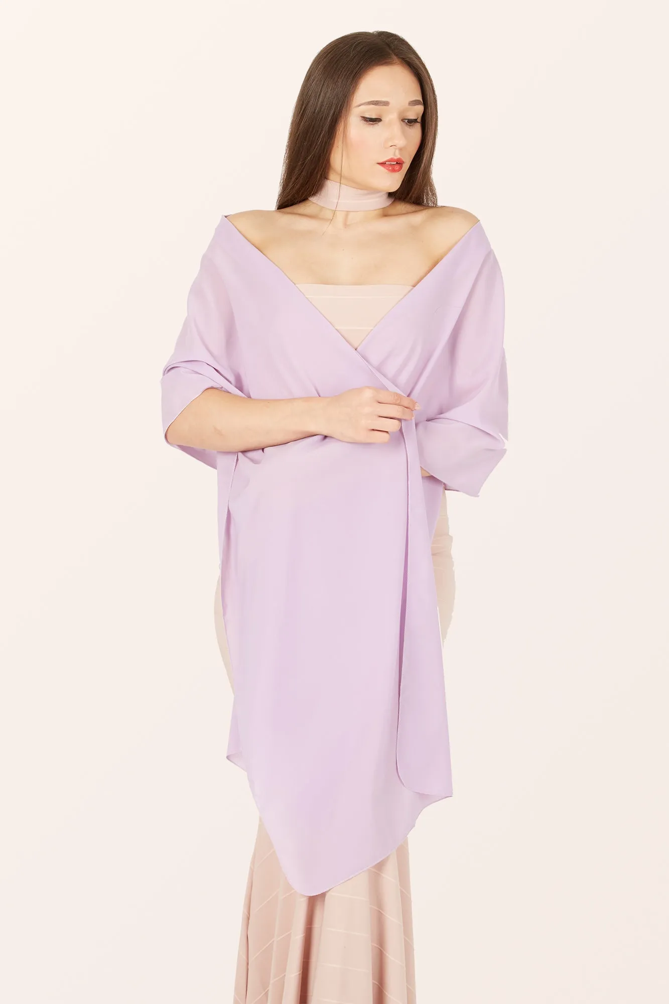 Chiffon Shawl - Lilac