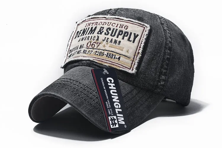 CHUNGLIM DENIM SUPPLY DENIM JEAN CURVED VISOR CAPS