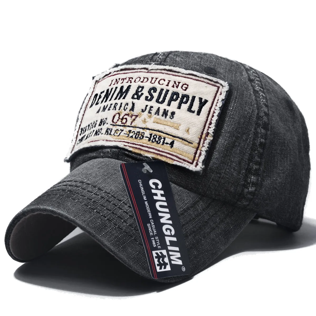 CHUNGLIM DENIM SUPPLY DENIM JEAN CURVED VISOR CAPS