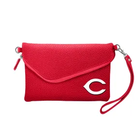 Cincinnati Reds Fold Over Crossbody Pebble