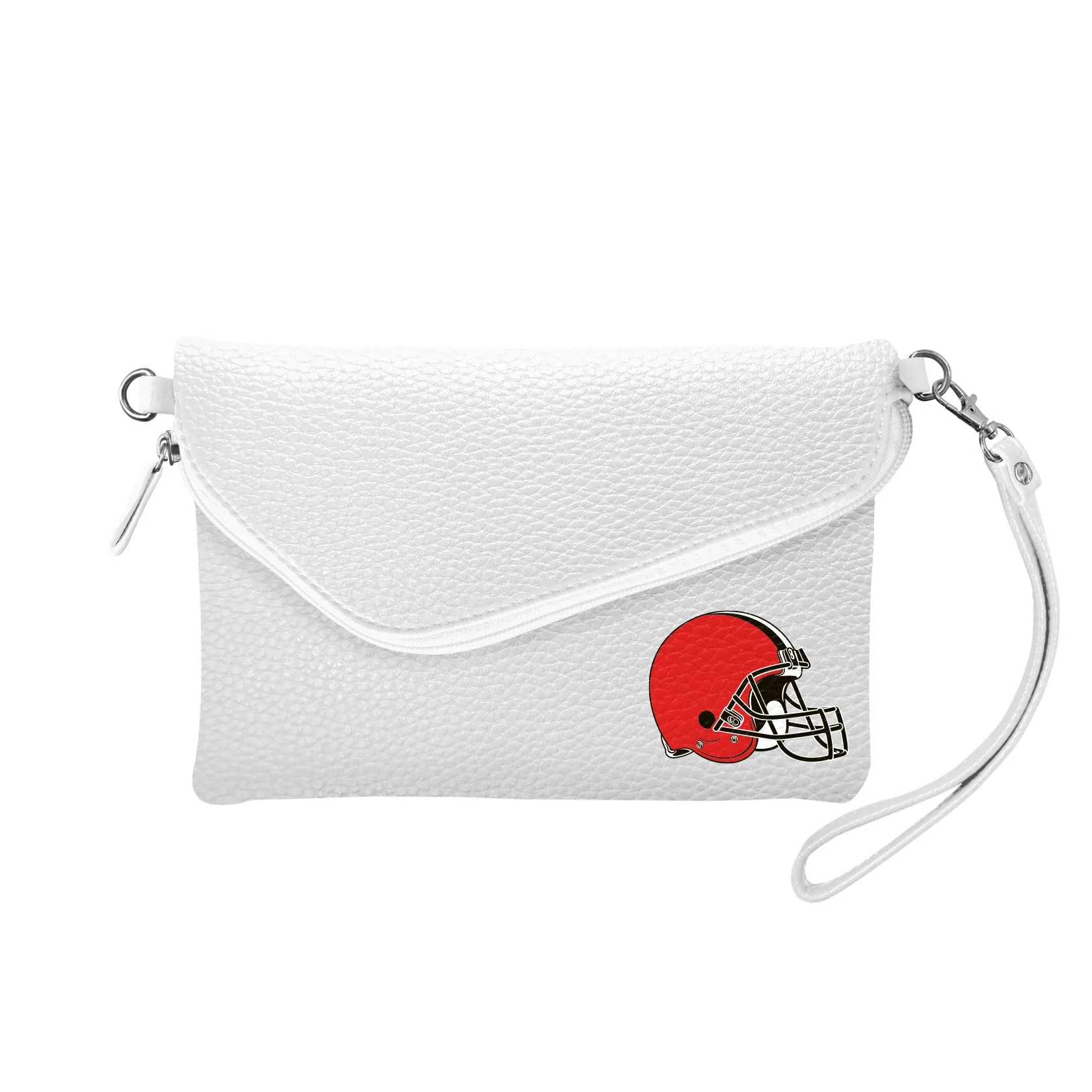 Cleveland Browns Fold Over Crossbody Pebble