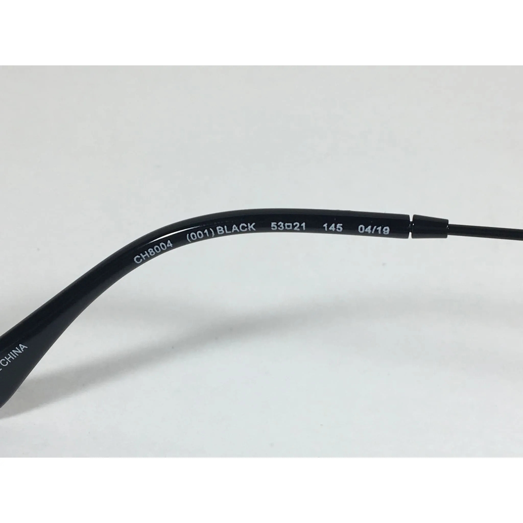 Cole Haan Polarized Round Sunglasses Black Blue Mirror Lens CH8004 001 BLACK