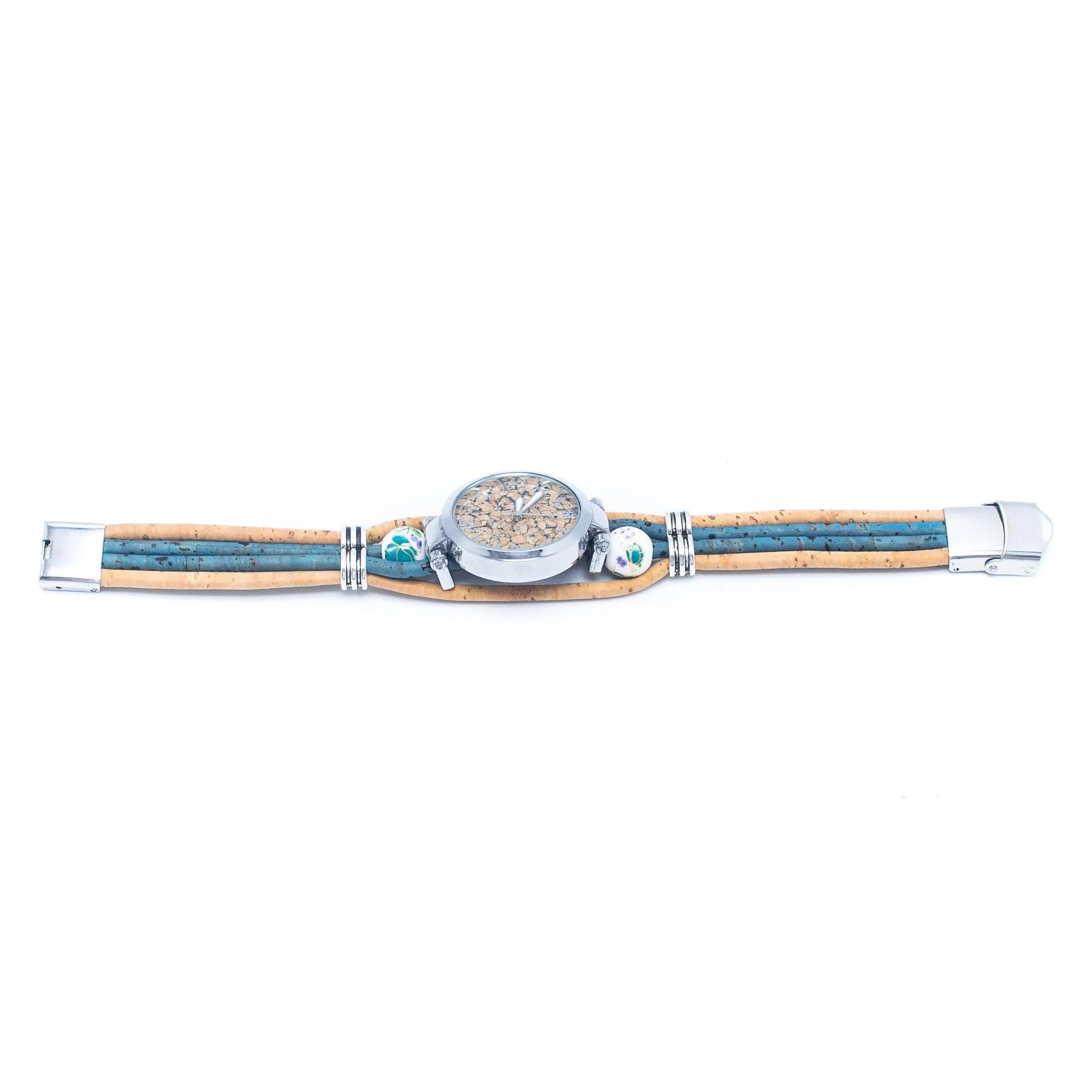 Cork leather watch made in Portugal DIY-011