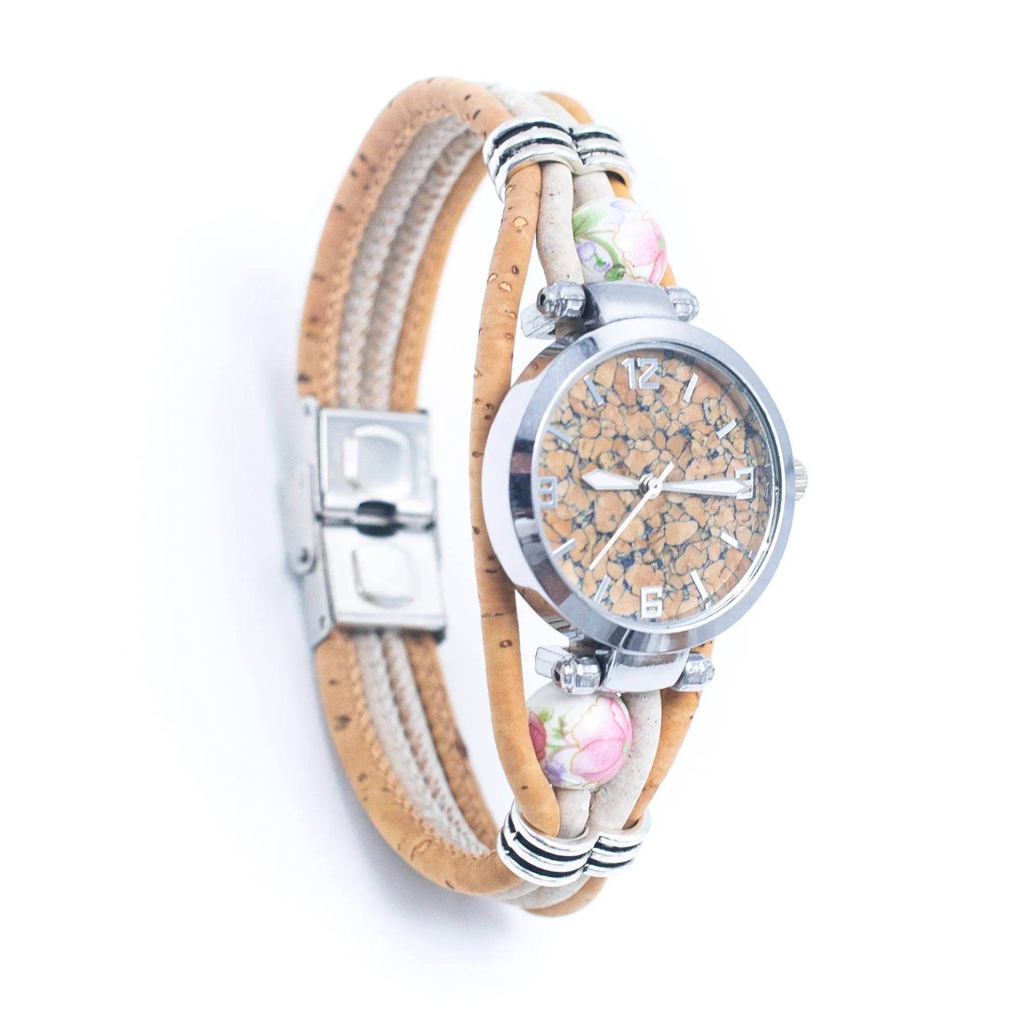 Cork leather watch made in Portugal DIY-011