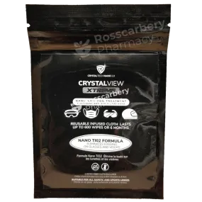 CrystalView Xtreme - Nano Anti-Fog Treatment Wipe