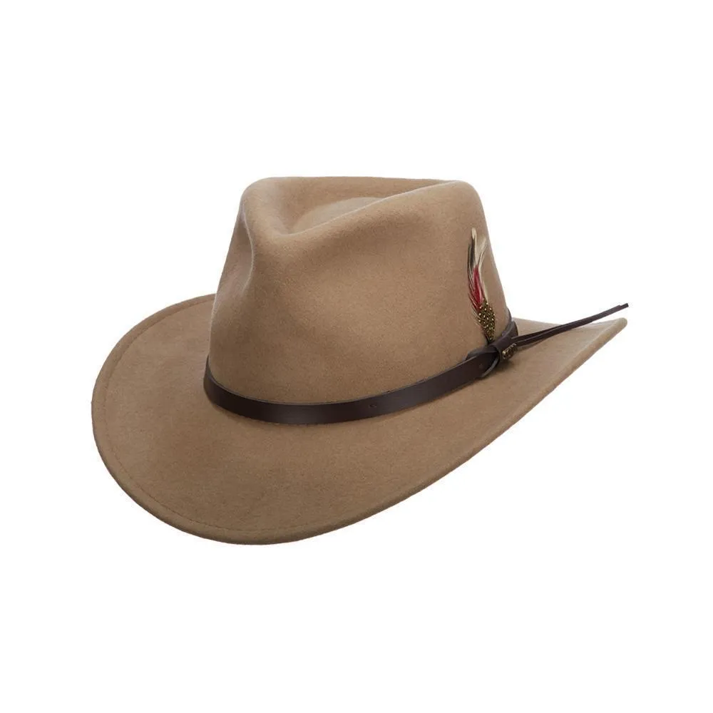 Dakota Wool Outback Hat | Putty