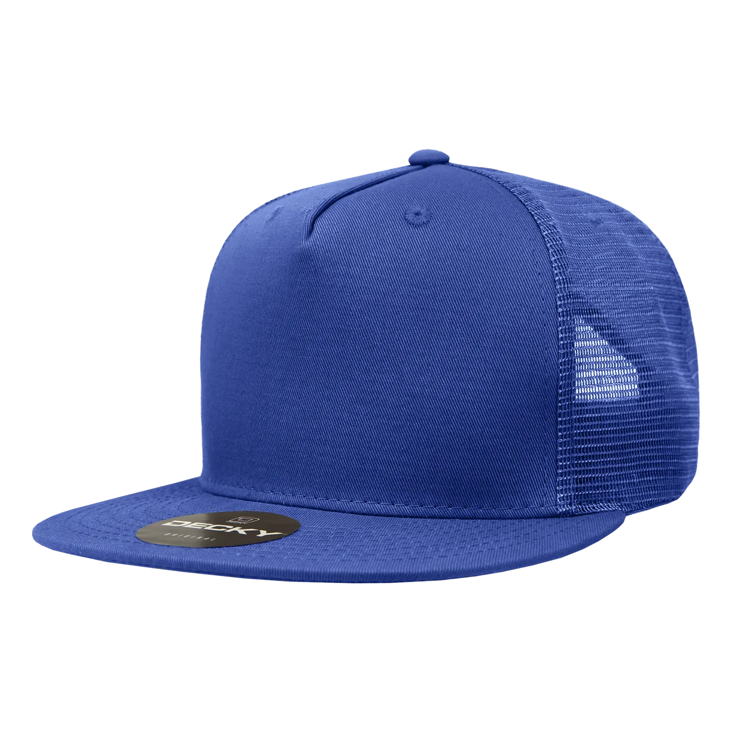 Decky 1040 Blank 5 Panel Trucker Snapback Hat - CASE Pricing
