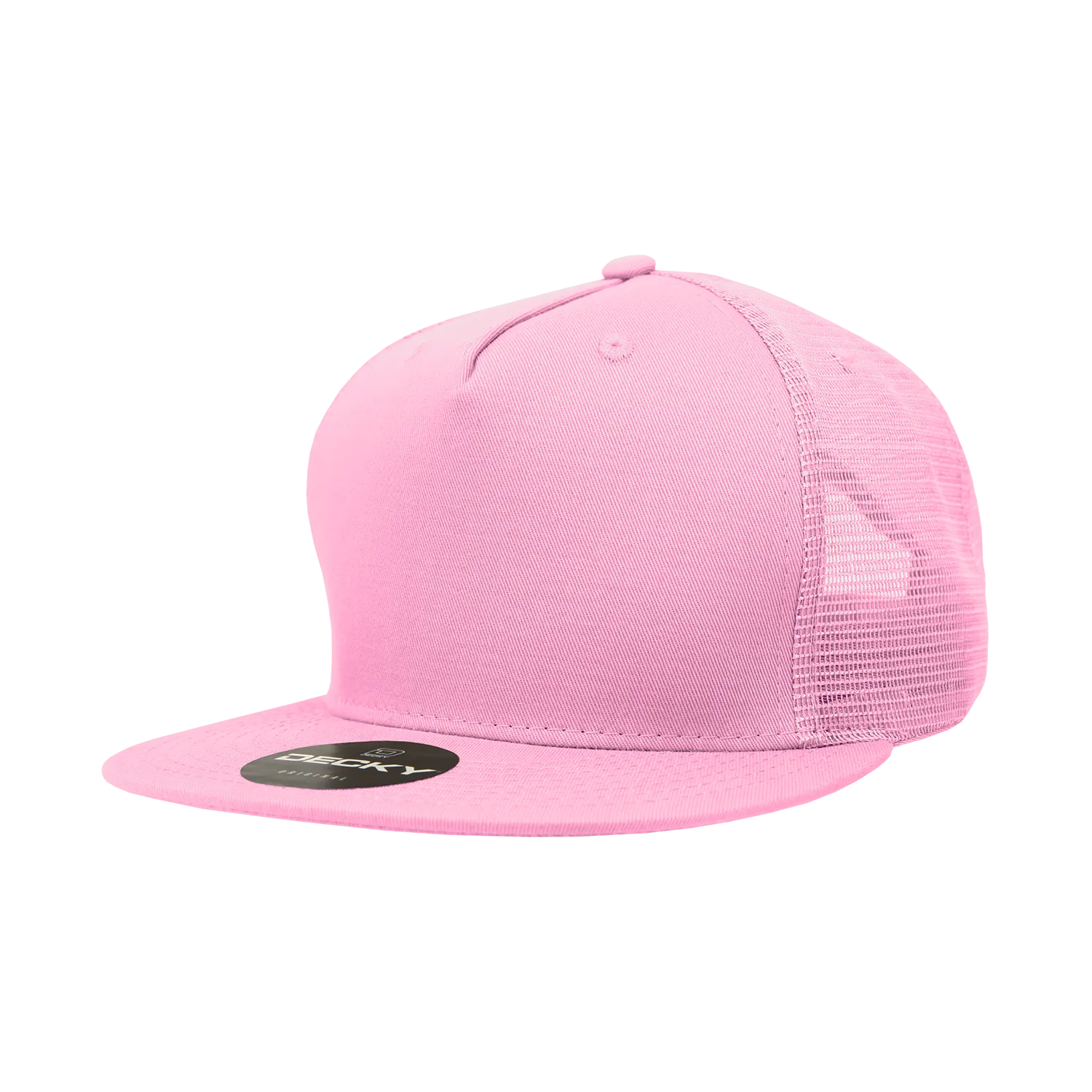 Decky 1040 Blank 5 Panel Trucker Snapback Hat - CASE Pricing