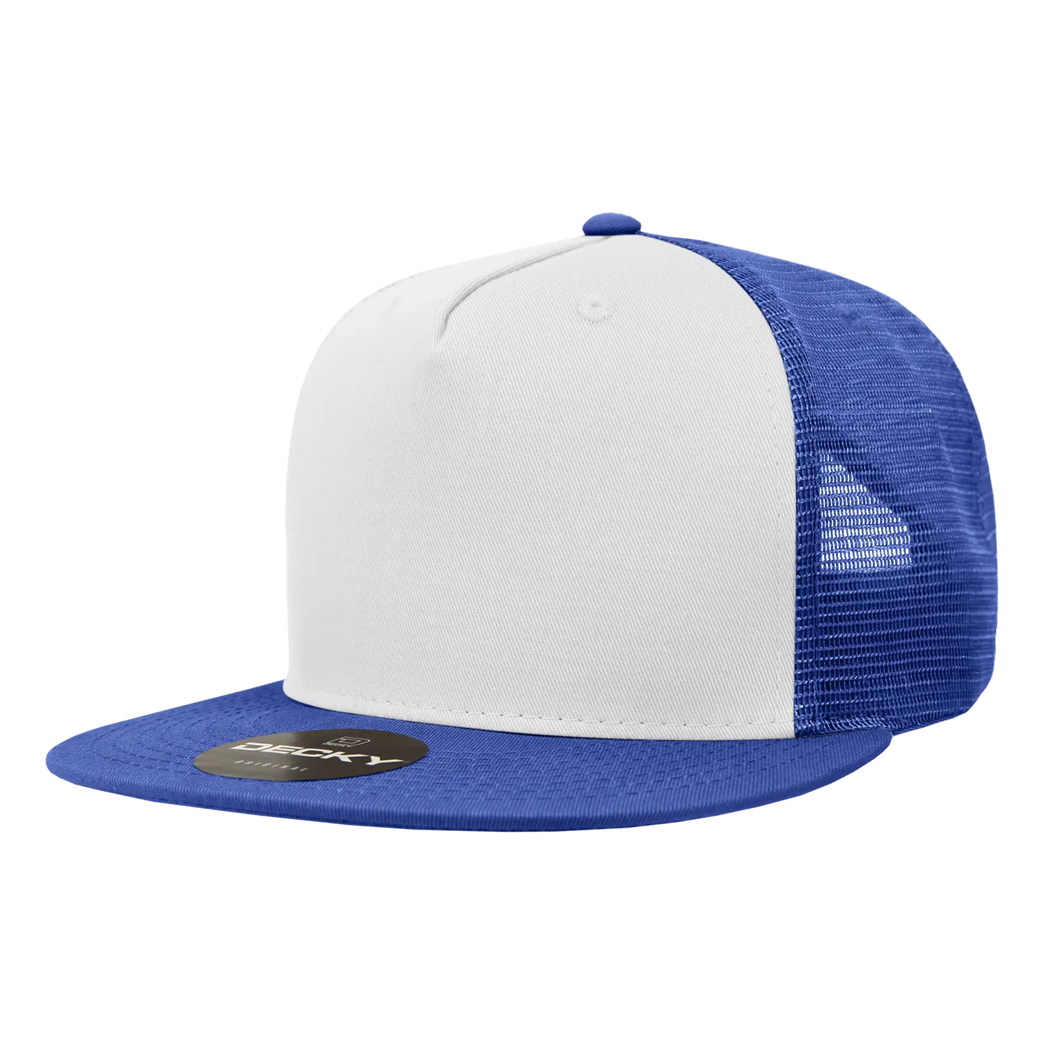 Decky 1040 Blank 5 Panel Trucker Snapback Hat - CASE Pricing