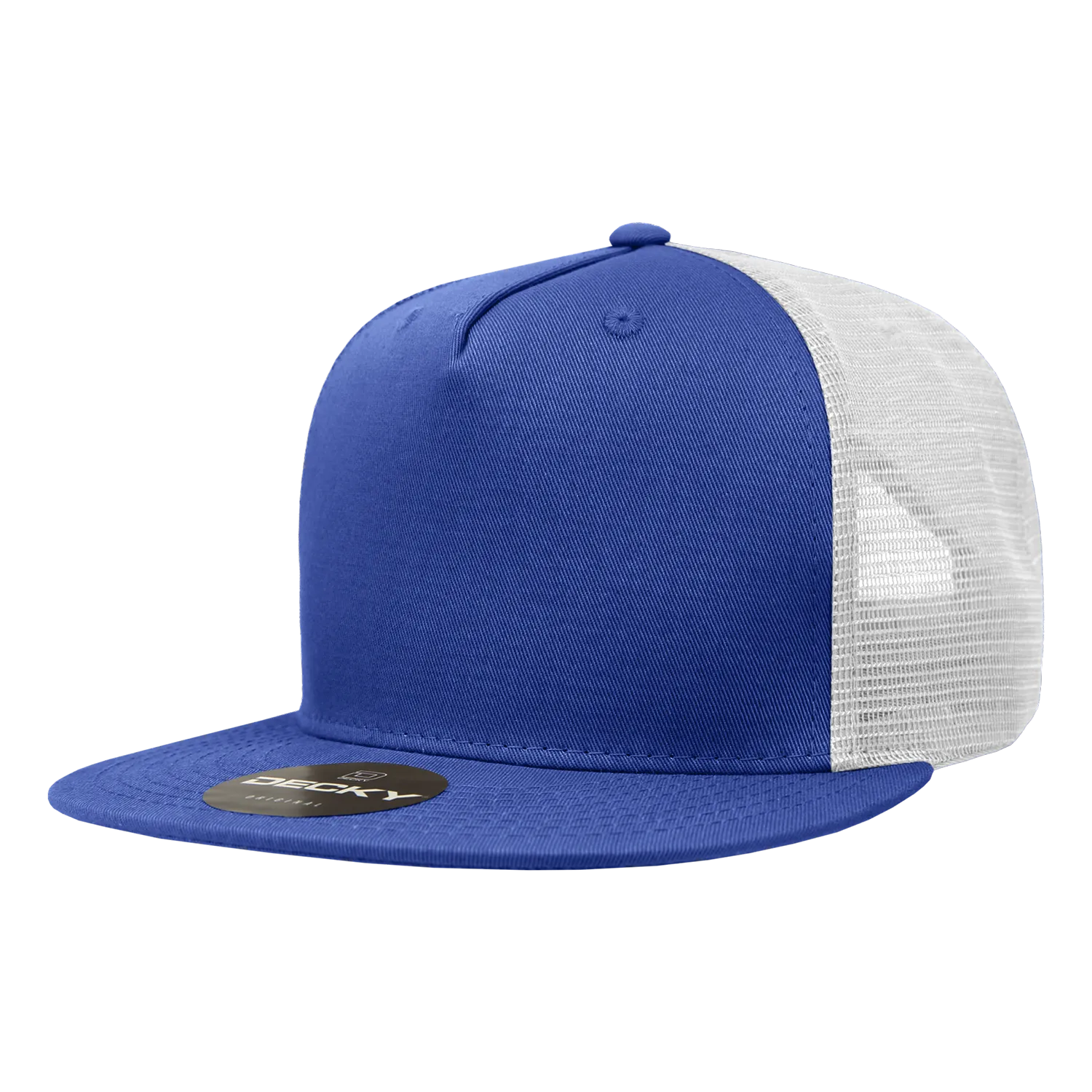 Decky 1040 Blank 5 Panel Trucker Snapback Hat - CASE Pricing