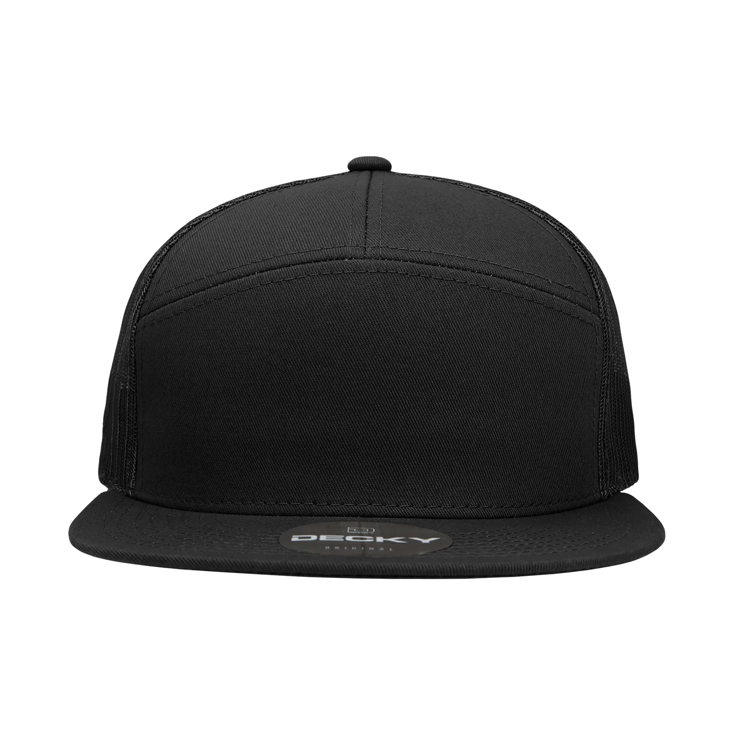 Decky 1133 7 Panel High Profile Structured Cotton Blend Trucker Hat - PALLET Pricing