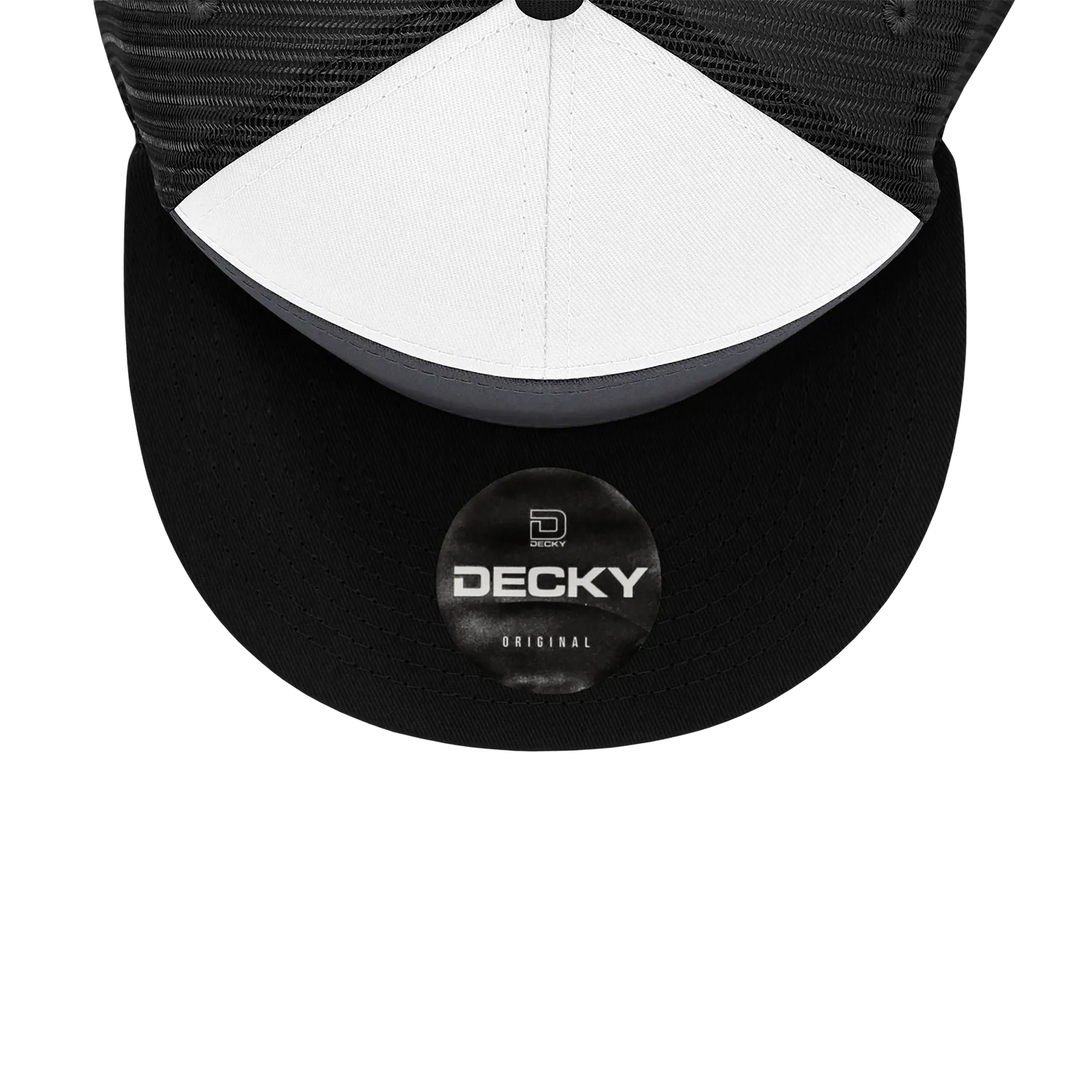 Decky 1133 7 Panel High Profile Structured Cotton Blend Trucker Hat - PALLET Pricing