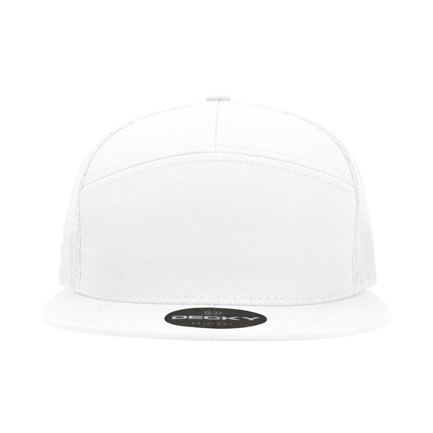 Decky 1133 7 Panel High Profile Structured Cotton Blend Trucker Hat - PALLET Pricing