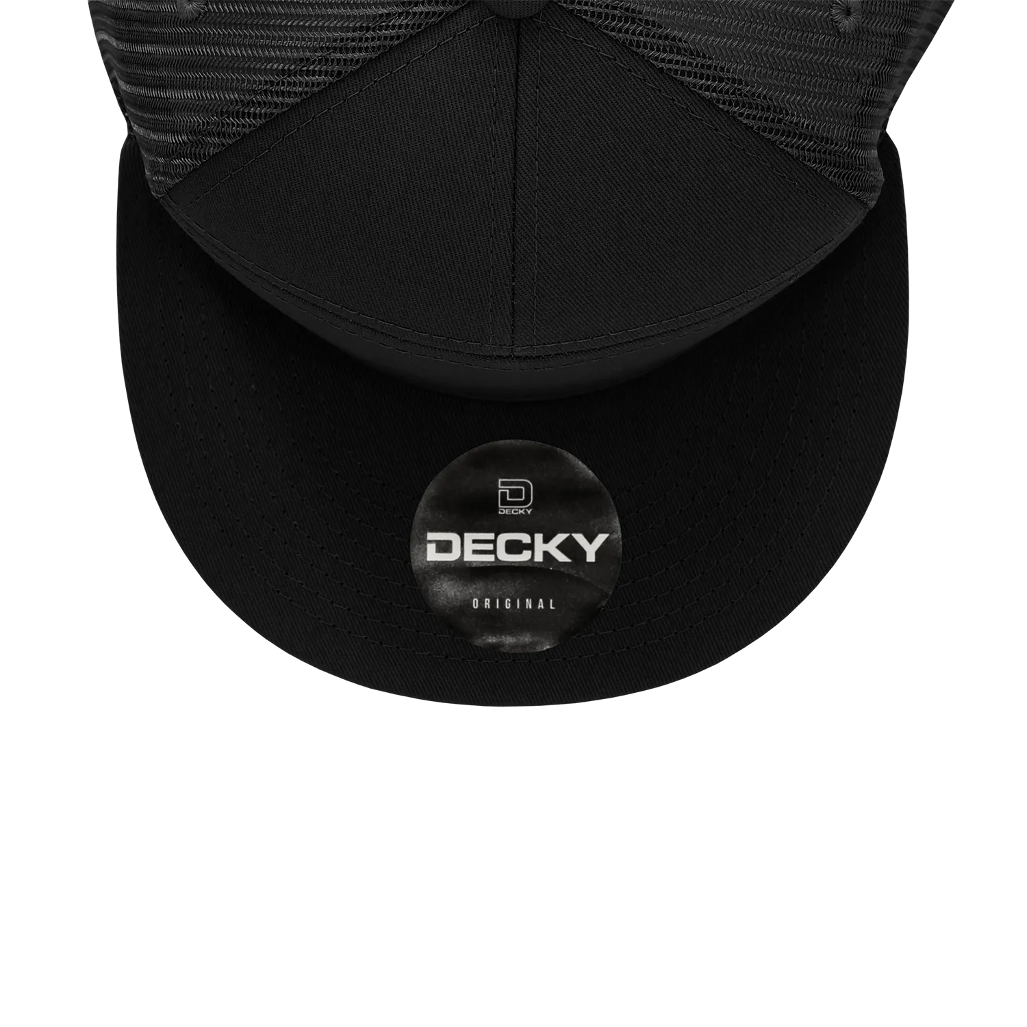 Decky 1133 7 Panel High Profile Structured Cotton Blend Trucker Hat - PALLET Pricing