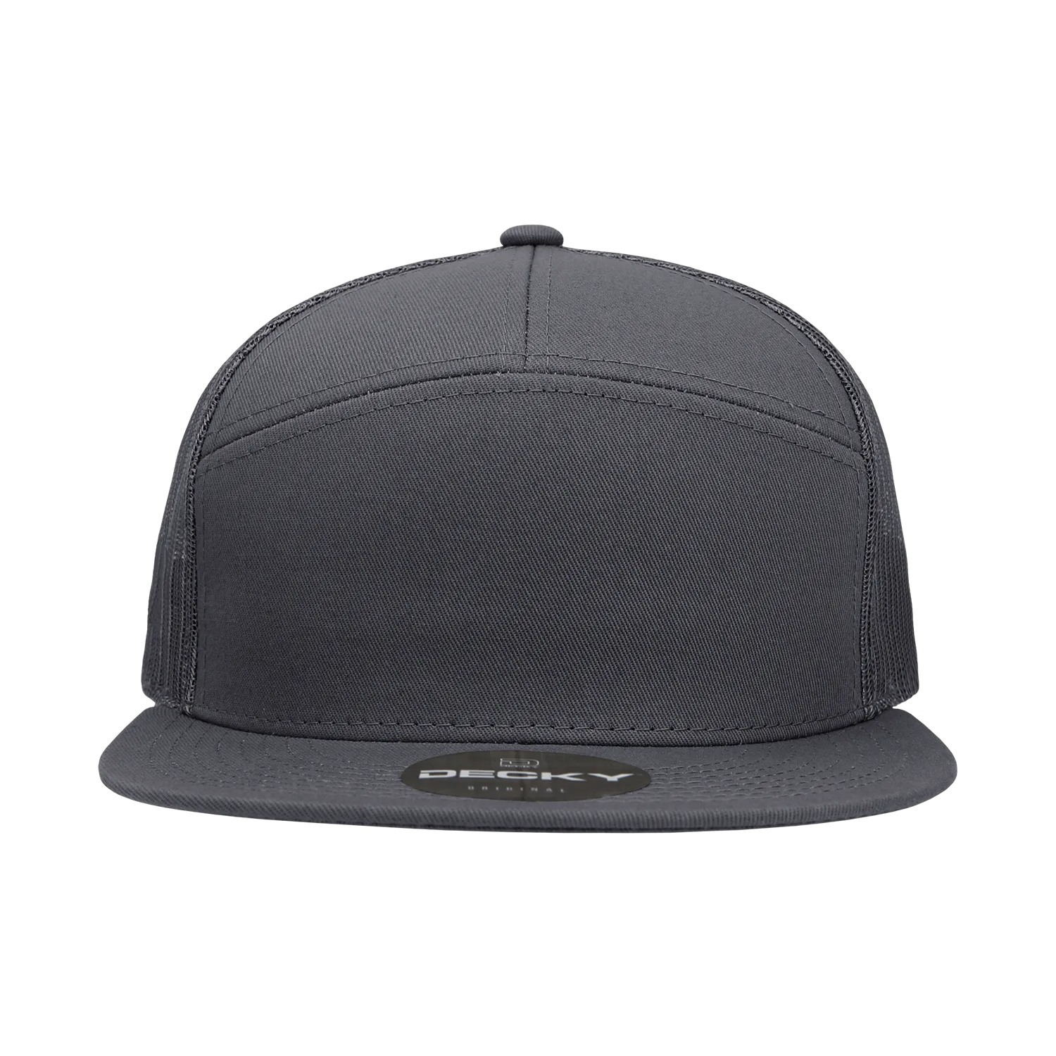 Decky 1133 7 Panel High Profile Structured Cotton Blend Trucker Hat - PALLET Pricing