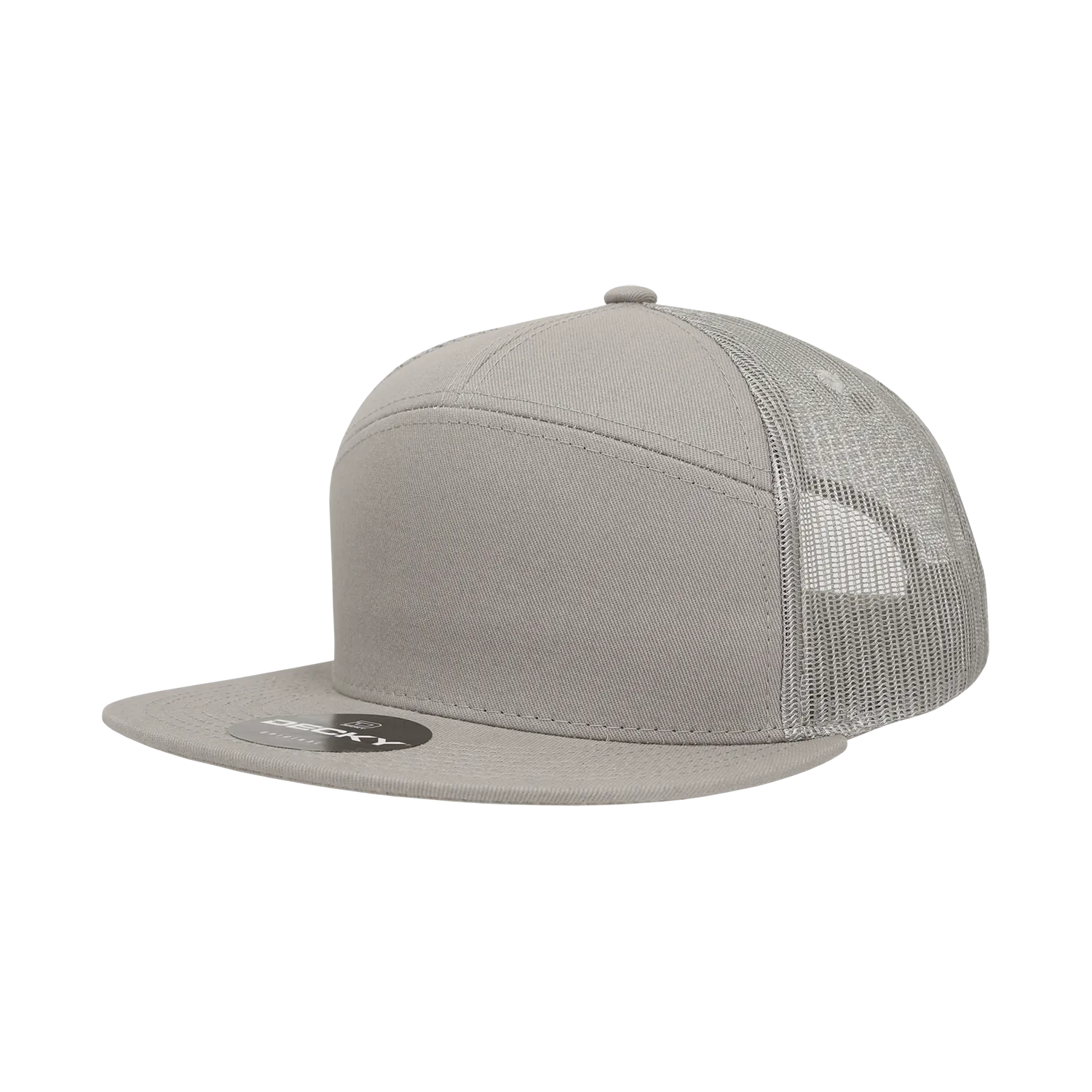 Decky 1133 7 Panel High Profile Structured Cotton Blend Trucker Hat - PALLET Pricing