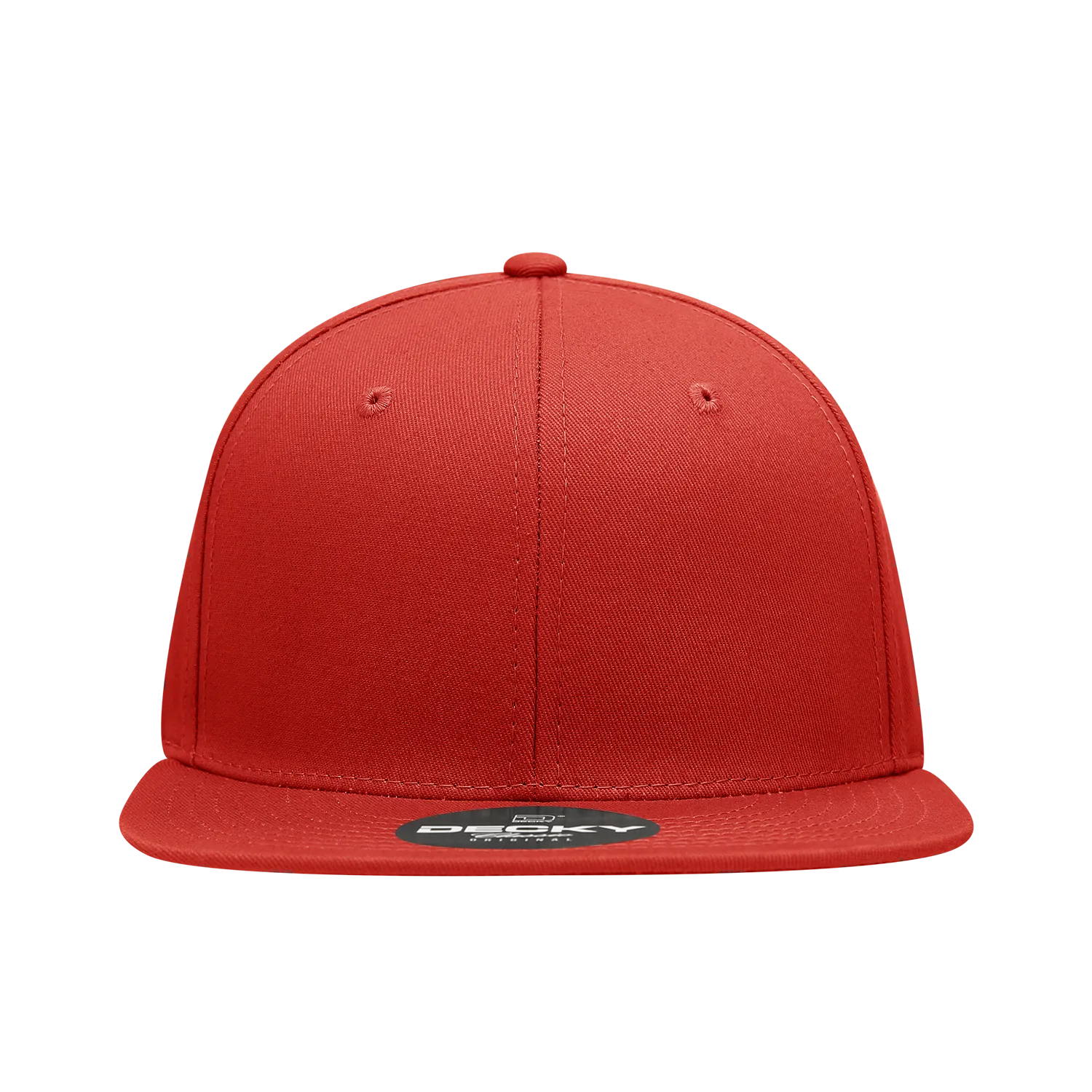 Decky 361 - Cotton Snapback Hat, Flat Bill Cap