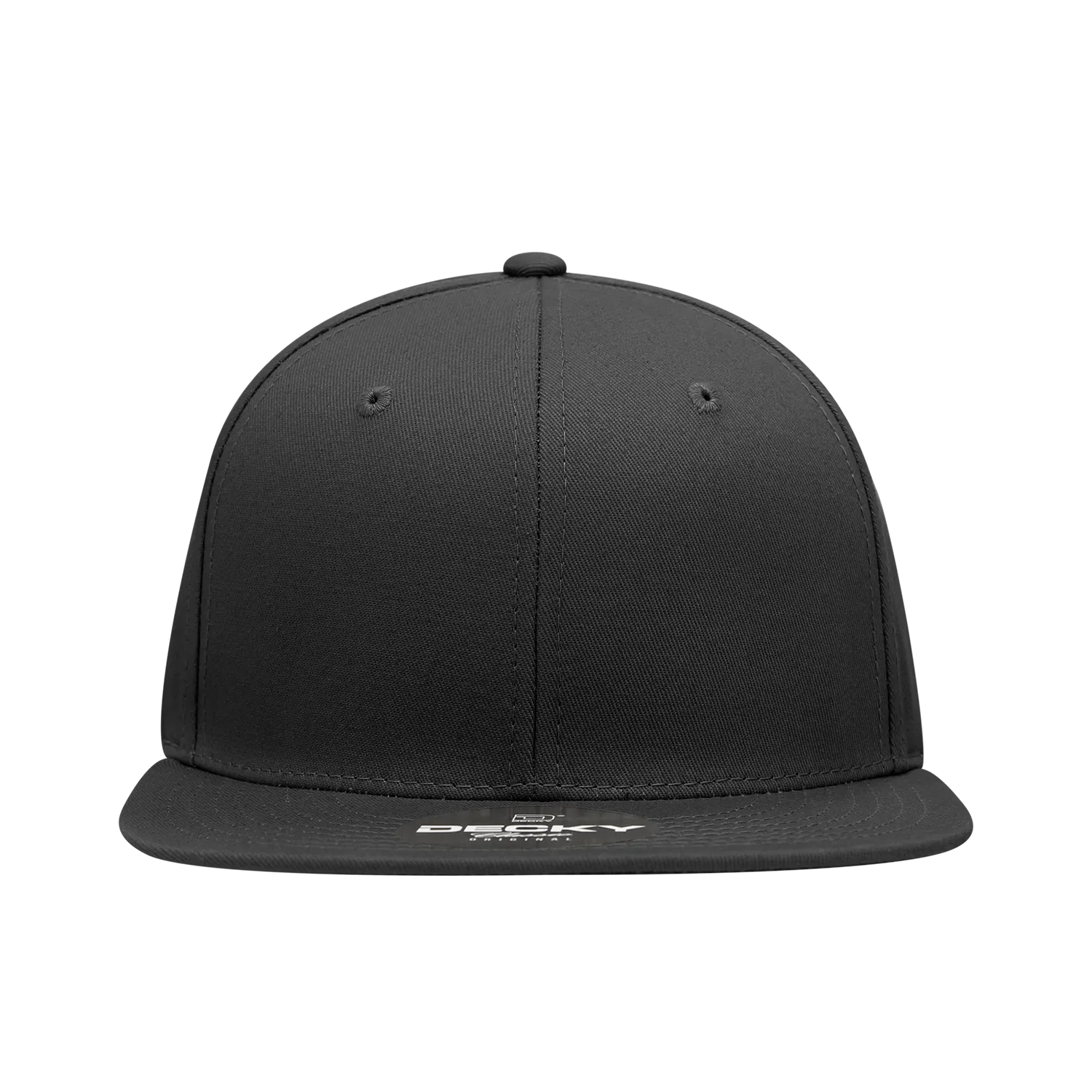 Decky 361 - Cotton Snapback Hat, Flat Bill Cap