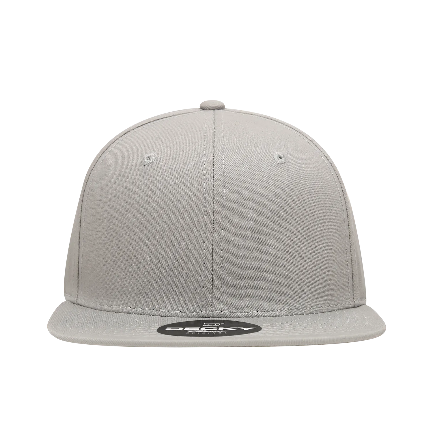 Decky 361 - Cotton Snapback Hat, Flat Bill Cap