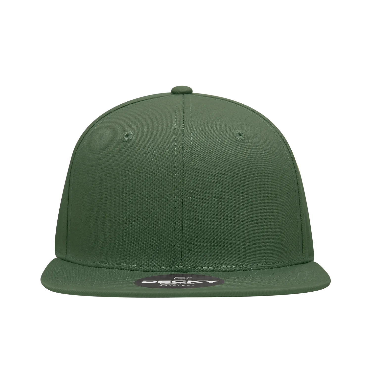 Decky 361 - Cotton Snapback Hat, Flat Bill Cap