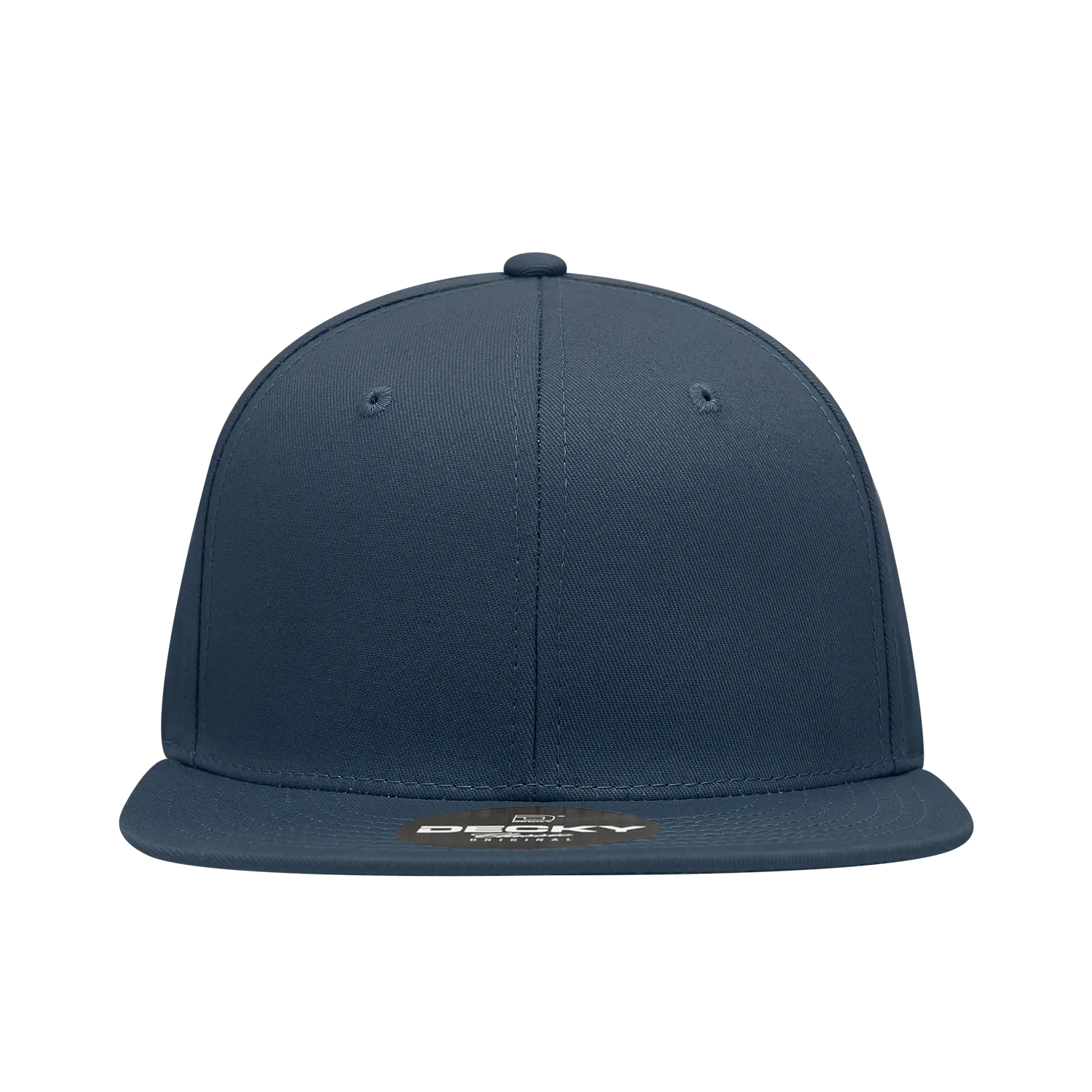 Decky 361 - Cotton Snapback Hat, Flat Bill Cap