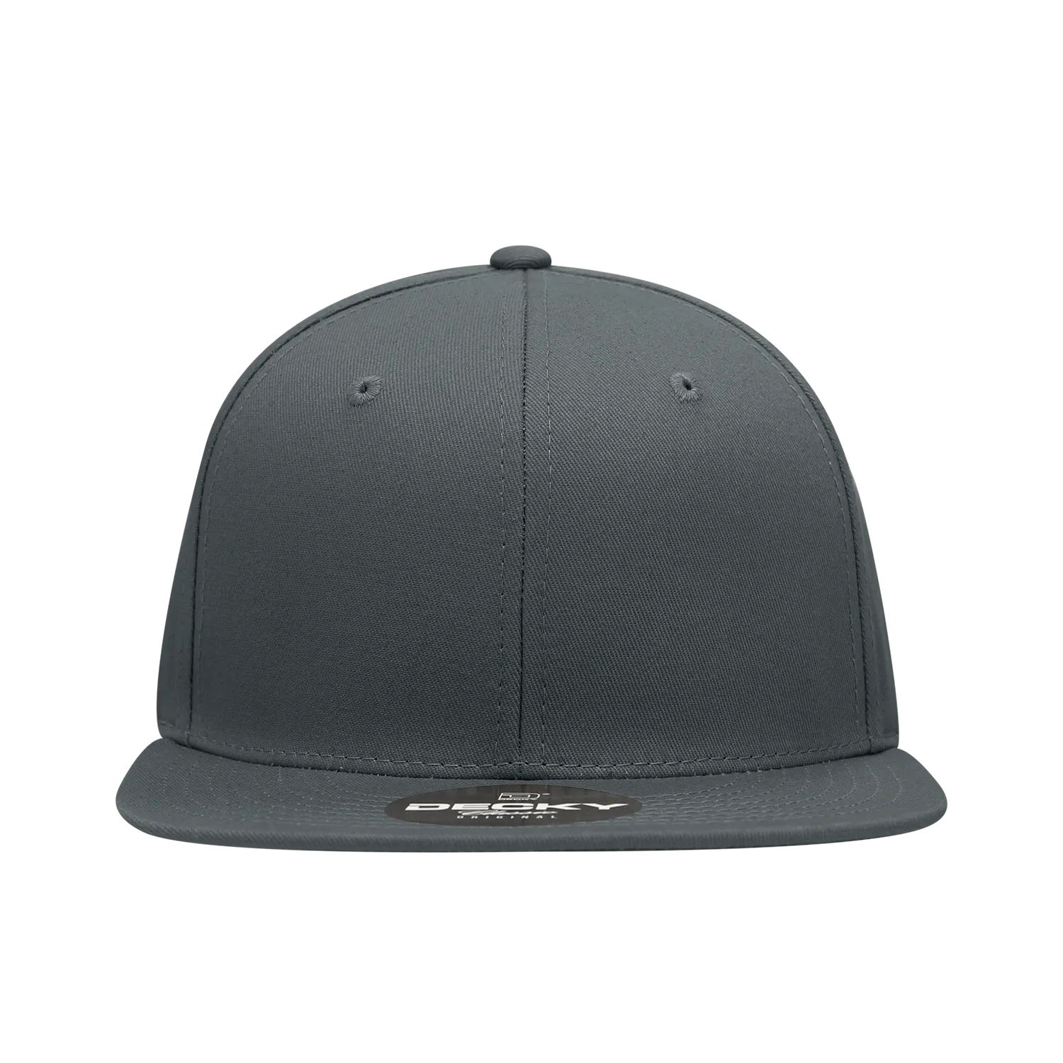 Decky 361 - Cotton Snapback Hat, Flat Bill Cap