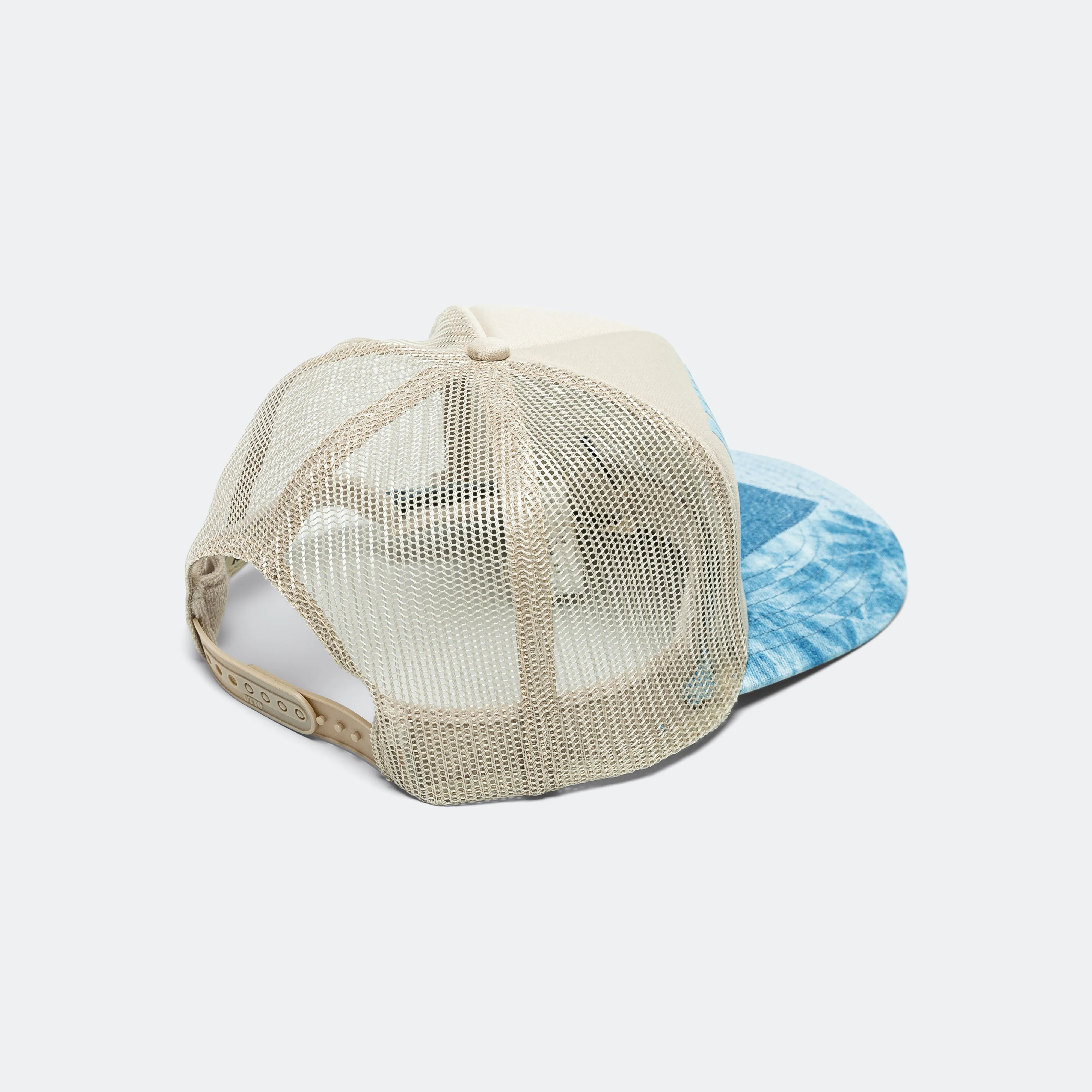 DENIM REPAIR SERVICE Denim Re-Construct Trucker Cap - Beige