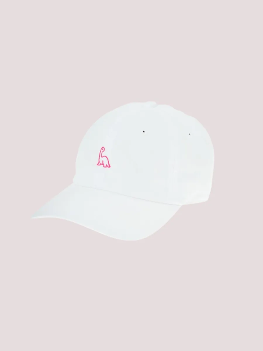 Dinosaur Embroidery Cotton Cap