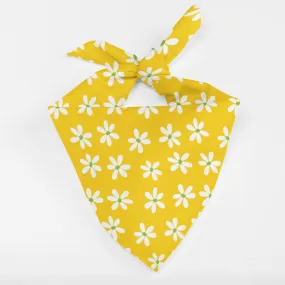 Dog Bandana - Yellow Daisy
