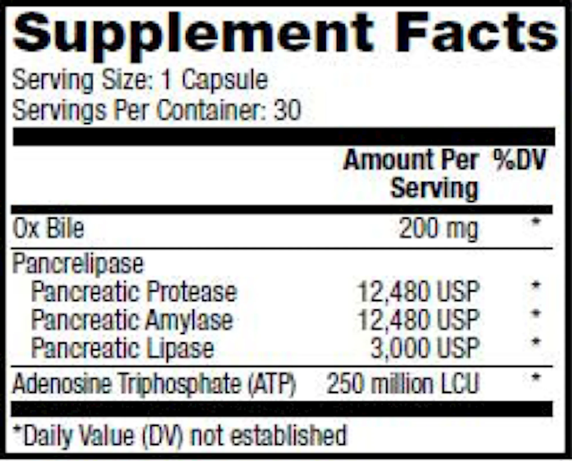 Dr. Mercola Gallbladder Enzymes 30 caps