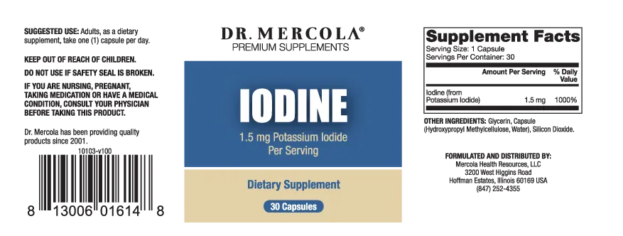 Dr. Mercola Iodine 30 caps