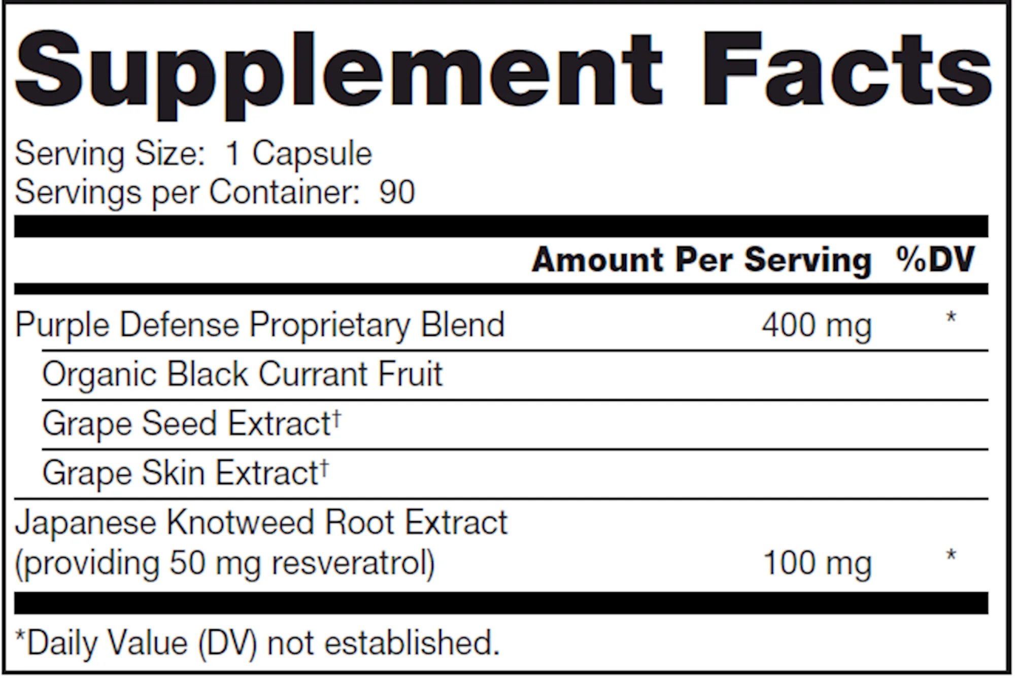 Dr. Mercola Purple Defense 90 caps