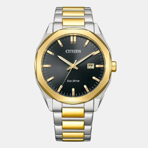 Eco-Drive Men's Analog Stainless Steel Watch BM7604-80E