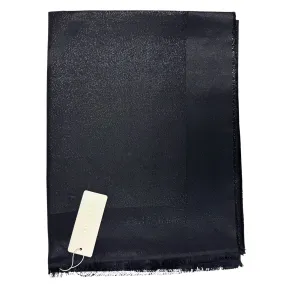 Elie Saab Scarf Black Glitter Silk Shawl