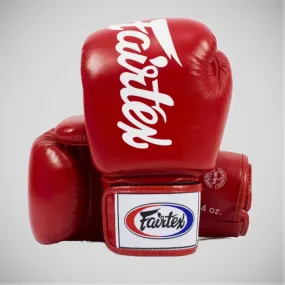Fairtex BGV19 Deluxe Boxing Gloves Red
