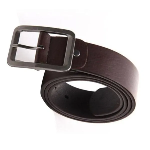 Faux Leather Men Casual Buckle Waist Strap Mens