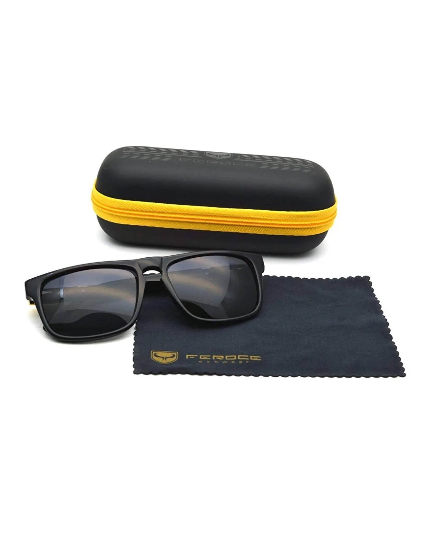 FEROCE® | EYEWEAR  Oculos-De-Sol Polarized  Acetate Sunglasses blue contrast