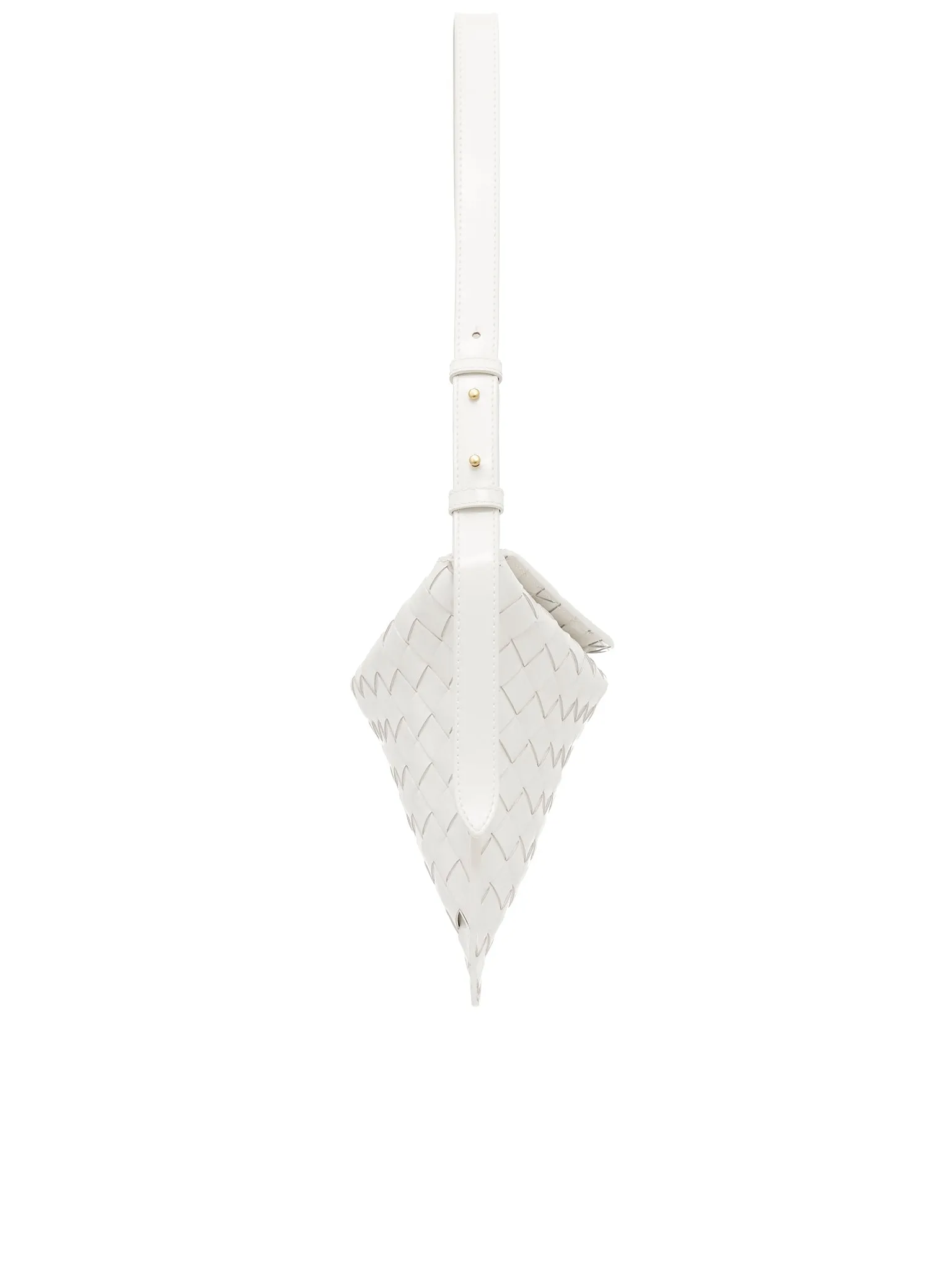 Flap Shoulder Bag (701046V1W91-9009-WHITE-GOLD)