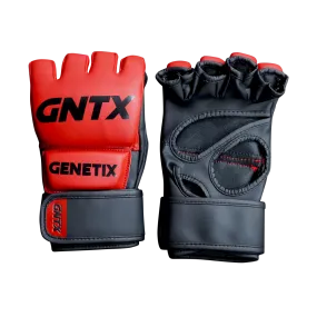 GENETIX COMBAT GNTX MMA GLOVES MG1 BlackRed