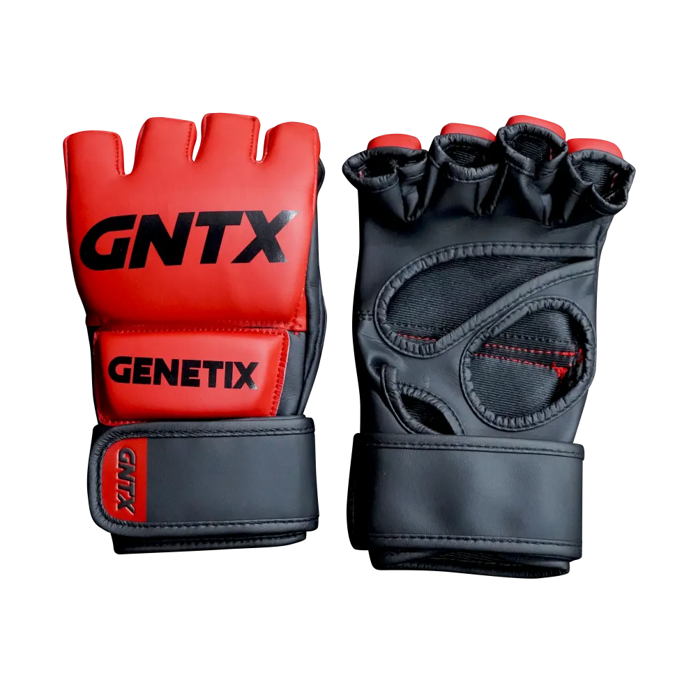 GENETIX COMBAT GNTX MMA GLOVES MG1 BlackRed