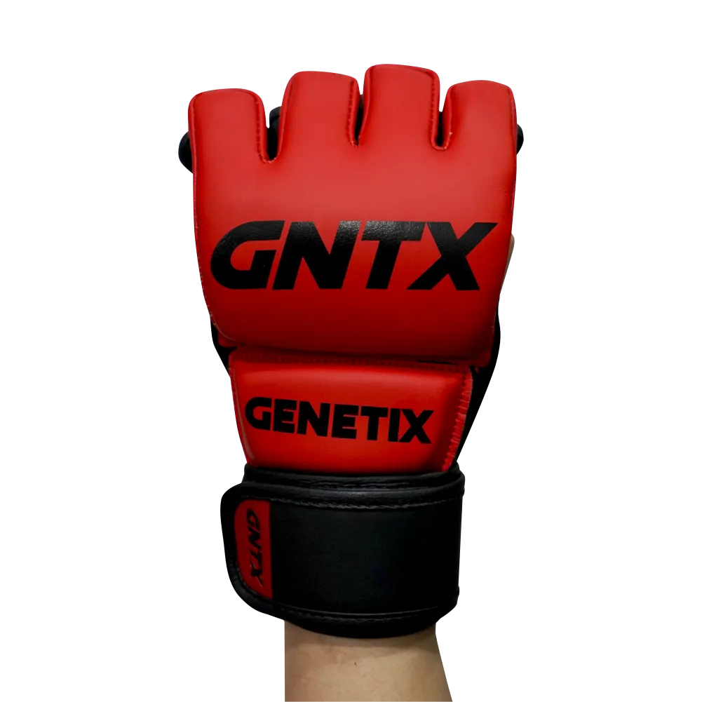 GENETIX COMBAT GNTX MMA GLOVES MG1 BlackRed