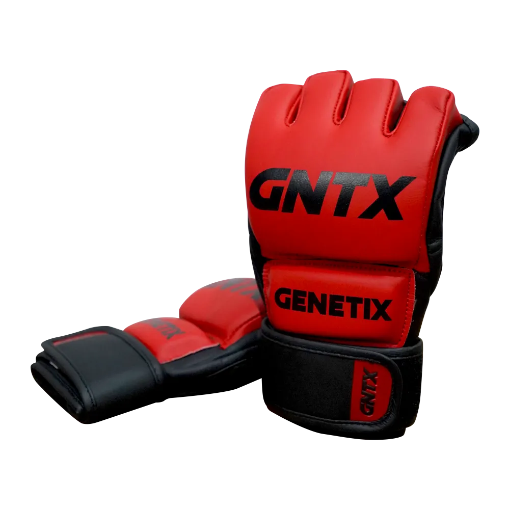 GENETIX COMBAT GNTX MMA GLOVES MG1 BlackRed