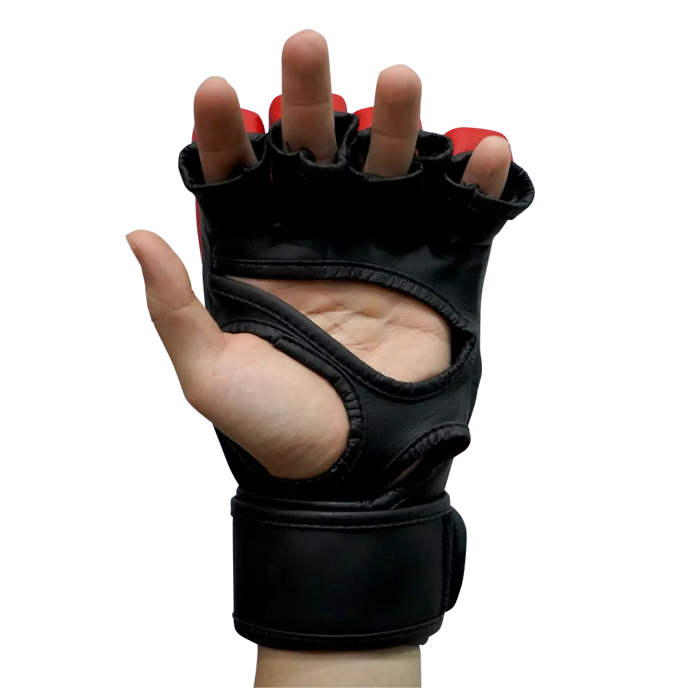 GENETIX COMBAT GNTX MMA GLOVES MG1 BlackRed