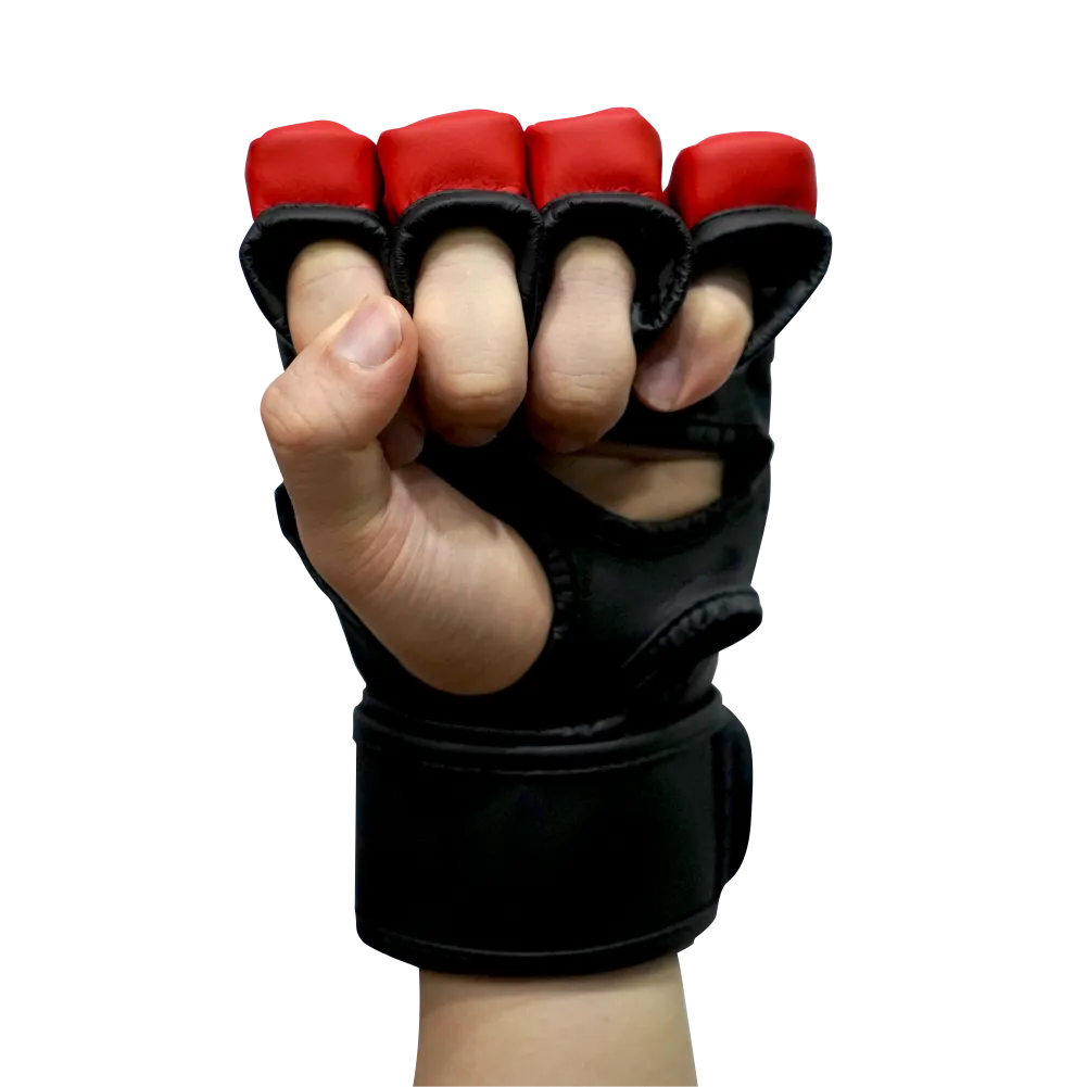 GENETIX COMBAT GNTX MMA GLOVES MG1 BlackRed