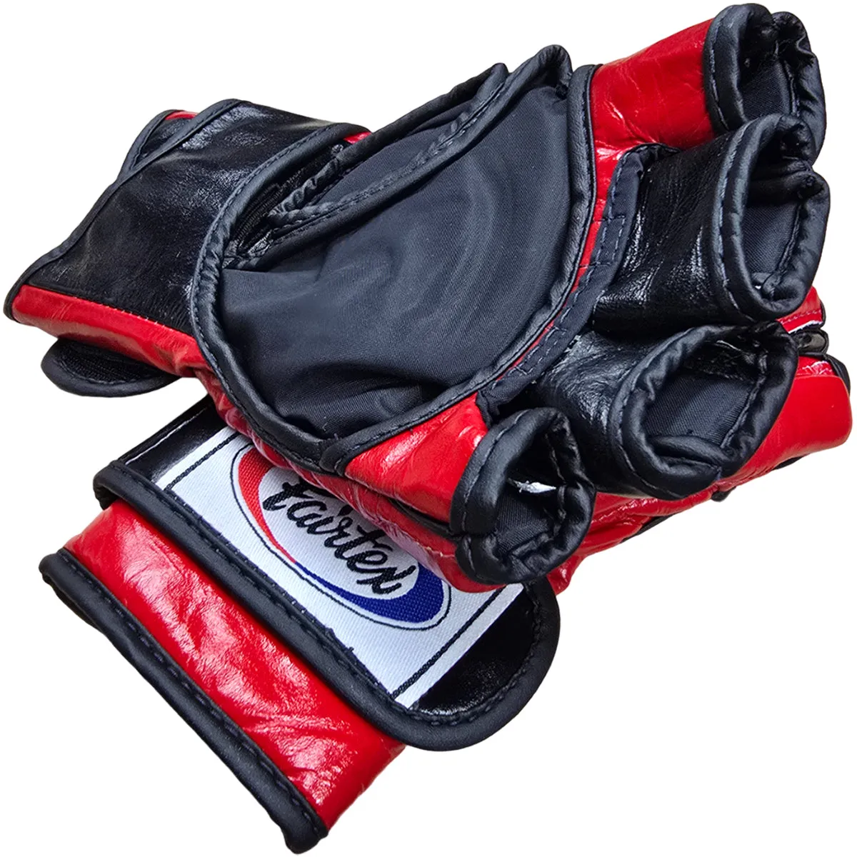 Gloves MMA Fairtex FGV12 Red Black "Ultimate Combat"