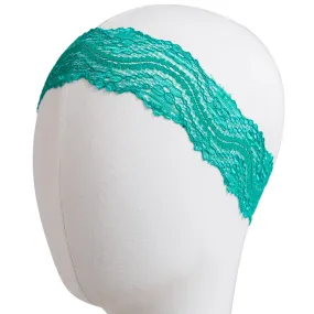 Green Stretch Lace Headband
