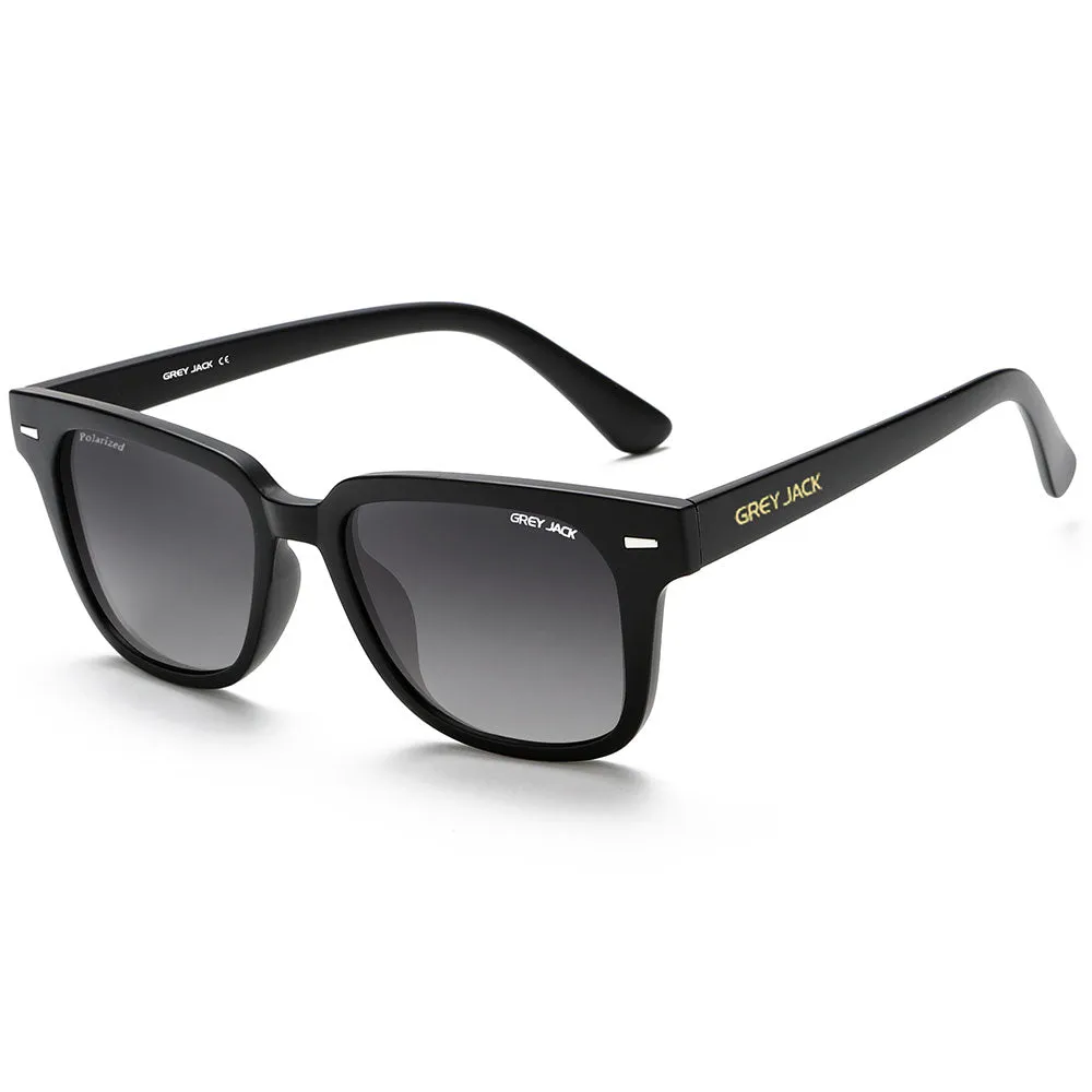 GREY JACK Square Polarized TR90 Frame UV400 Sunglasses for Men Women 1919