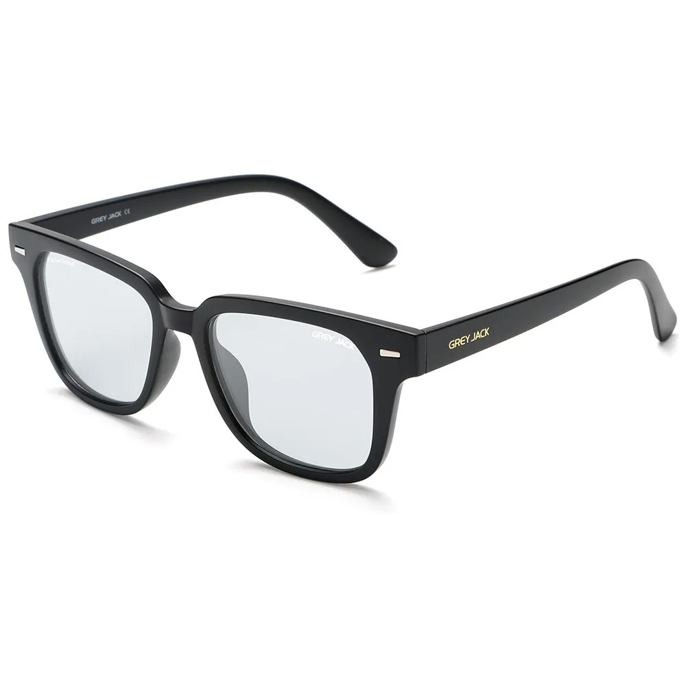 GREY JACK Square Polarized TR90 Frame UV400 Sunglasses for Men Women 1919