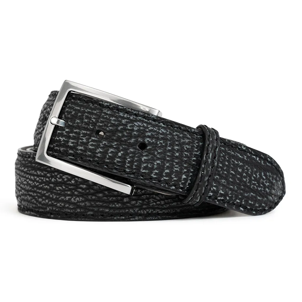GREY SUEDE SHARK CUSTOM BELT