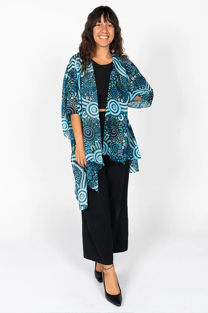 Hopkins River Chiffon Shawl